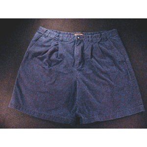 Eddie Bauer Mens Shorts Size 38 Blue Pockets Khaki Chino Golf